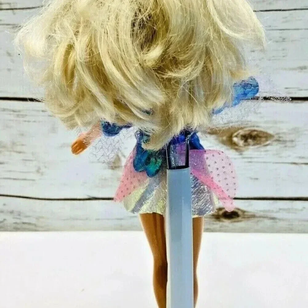 MATTEL BARBIE Blond Hair Blue Eyes Butterfly Outfit 12